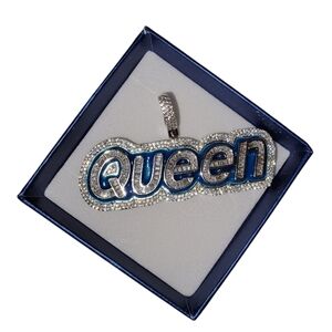 Sterling Silver 'Queen' Pendant